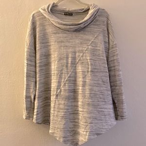 Free w Bundle!  Cha cha vente cowl neck grey sweater